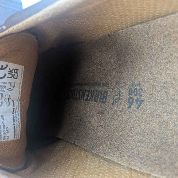 Birkenstock Men's Taupe Sneakers with Navy Laces - Picture 4 of 5